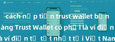 cách nạp tiền trust wallet bằng thẻ ngân hàng Trust Wallet có phải là ví điện tử tốt nhất tại Việt Nam không?